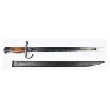 WWII Japanese Type 30 Arisaka Bayonet w/ Scabbard