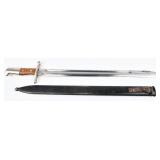 Swiss Model 1914 Sawback Bayonet w/ Scabbard