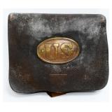 U.S. Civil War Model 1861 Cartridge Box w/ US