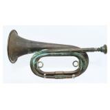 Wurlitzer U.S. WWI Military Trench Bugle, Dated