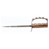 An American Fixed-Blade Fighting Knife w/