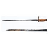 A Belgian M1916 Bayonet w/ Scabbard