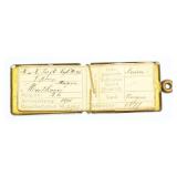 Austro-Hungarian WWI Brass Legitimationskapsel of