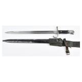 Argentine Model 1909 Mauser Bayonet w/ Scabbard
