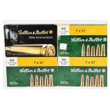 A Collection of Sellier & Bellot 7x57 Mauser Rifle
