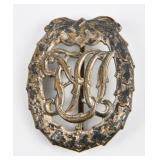 WWII German DRL Silver Grade Sports Badge by W.