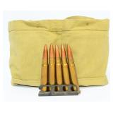 44 ROUNDS OF .303 BRITISH AMMUNITION w/ STRIPPER