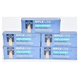 Five Boxes of PPU 7,92 x 33 Kurz FMJ 124 gr