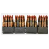 Twenty Rounds of WWII .30-06 Tracer Ammunition on