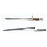 A U.S. Model 1898 Krag Bayonet w/ Scabbard, Dated