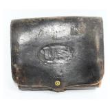 Indian War Era US Army Hagner Pat. Cartridge Box