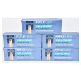 A Group of Five Boxes PPU Rifle Line 7,92 x 33