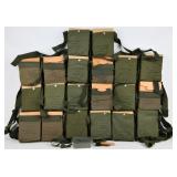 A Group of Military Surplus Olive Drab Canvas