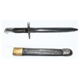 A German Military Bayonet & Scabbard, Erfurt