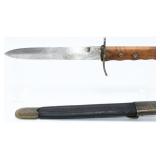 WWII Italian M1935 MVSN Blackshirt NCO Dagger w/