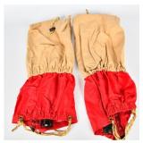 A Pair of Vintage Swedish Two-Tone Textile Leg