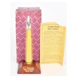 WWII Trench Art .50 Cal. Combat Shell Desk Lighter