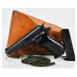 CZ 82 9x18mm Makarov Semi-Auto Pistol w/ Holster &