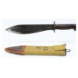 WWI US Model 1917 Bolo Knife & Scabbard