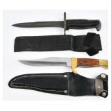 A Pair of Fixed-Blade Knives, Comprising a