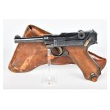 DWM Luger P08 9mm Semi-Auto Pistol w/ Holster &