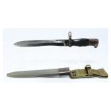 Spanish Model 1969 CETME Bayonet w/ Scabbard