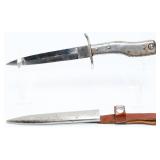 WWI German Demag Crank Handle Trench Knife Bayonet