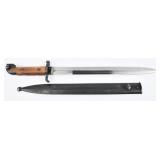 Swedish M1914 Bayonet w/ Scabbard, by E.J. AB