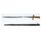 US Civil War Era Yataghan Saber Bayonet