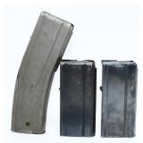 Three .30 Cal. M1 Carbine Magazines