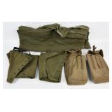 A Group of U.S. WWII Military Surplus Gear