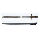 A Swiss M1914 Pioneer Sawback Bayonet