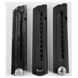 Three WWII German Luger P.08 Pistol Magazines