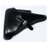 WWII German Luger P08 Hard Shell Leather Holster