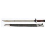 A British Pat. 1907 SMLE Bayonet w/ Scabbard