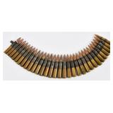 Inert 8mm Mauser Linked Ammunition Belt
