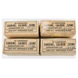 Four Vintage Lake City Ordnance Plant .30MI