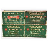 Four Vintage Remington Kleanbore Express 7mm