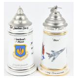 A Pair of German Porcelain US Air Force
