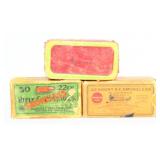 Three Vintage Collectible .22 Cal Smokeless