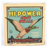 Federal Hi-Power 12 Ga Shot Shells Box, 25 Rounds,