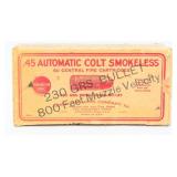 Vintage Rem-UMC .45 Automatic Colt Smokeless Ammo