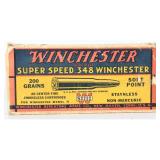 Win Super Speed .348 Win Cardboard Box with 20