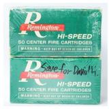 100 Rounds Vintage Rem HI-SPEED .218 BEE 46 Grain