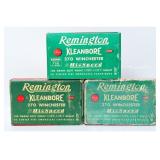 Three Vintage Rem Kleanbore .270 Win Hi-Speed Ammo