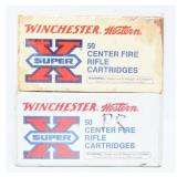 2 Boxes Win Western Super X 218 Bee Factory Ammo,