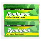 2 Boxes Rem Core-Lokt 350 Rem Mag Rifle Ammo, 40