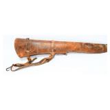 US Military WWI/WWII Era Leather Rifle Scabbard