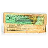 Vintage Win & UMC .45-70-405 Government Ammo, Full