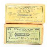 Pair of Vintage Win .22 Long Rim Fire "Lesmok"